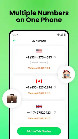 Play JusTalk 2nd Phone Number  and enjoy JusTalk 2nd Phone Number with UptoPlay