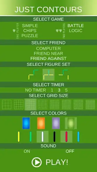 Play Just Contours  logic game as an online game Just Contours  logic game with UptoPlay