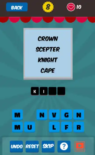 Play Just Four Words as an online game Just Four Words with UptoPlay