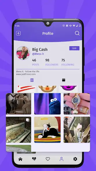 Play JustFrienZ as an online game JustFrienZ with UptoPlay