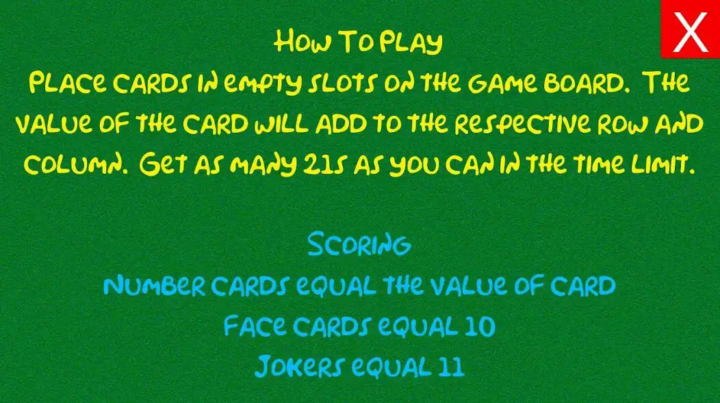Play Just Get 21 as an online game Just Get 21 with UptoPlay