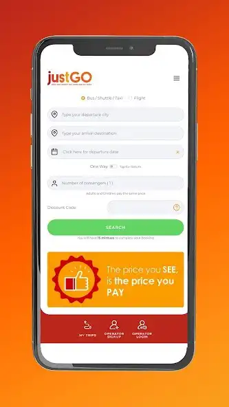 Play justGO Bus/Shuttle/Taxi/Flight  and enjoy justGO Bus/Shuttle/Taxi/Flight with UptoPlay