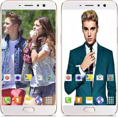 Play Justin and Selena Wallpapers