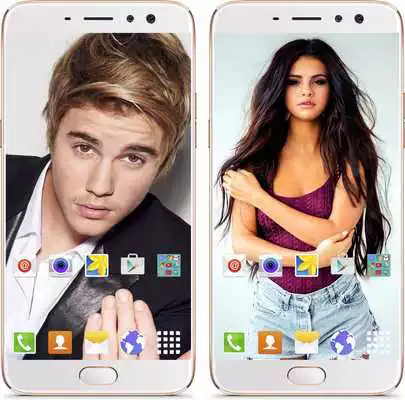 Play Justin and Selena Wallpapers