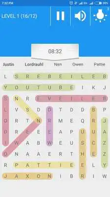 Play JustinBeiber WordSearch 2