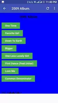 Play Justin bieber Lyrics A-Z