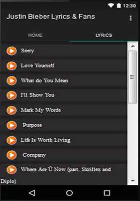 Play Justin Bieber Lyrics Fans Play Justin Bieber Lyrics Fans