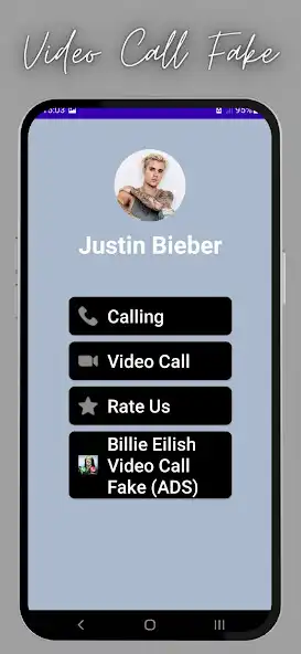 Play Justin Bieber Video Call Fake as an online game Justin Bieber Video Call Fake with UptoPlay