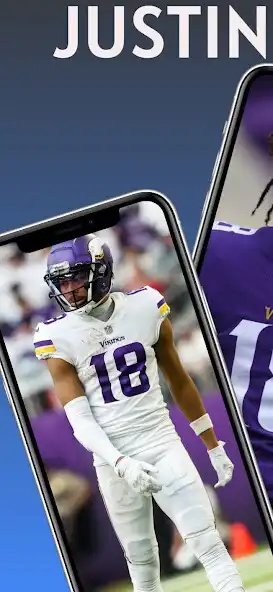 Play Justin Jefferson Wallpaper 4K  and enjoy Justin Jefferson Wallpaper 4K with UptoPlay