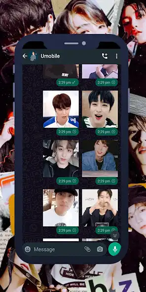 Play Juyeon Animated WASticker  and enjoy Juyeon Animated WASticker with UptoPlay