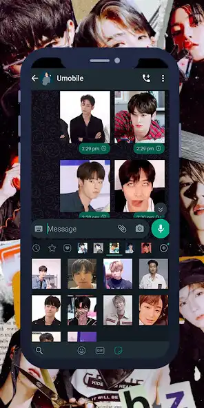 Play Juyeon Animated WASticker as an online game Juyeon Animated WASticker with UptoPlay