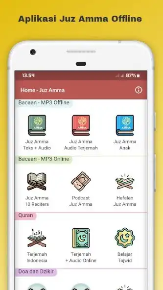 Play Juz Amma Mp3 Teks Offline  and enjoy Juz Amma Mp3 Teks Offline with UptoPlay