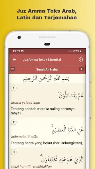 Play Juz Amma Mp3 Teks Offline as an online game Juz Amma Mp3 Teks Offline with UptoPlay