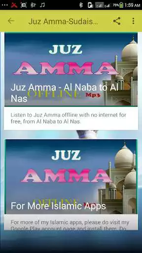 Play Juz Amma-Sudais Offline as an online game Juz Amma-Sudais Offline with UptoPlay