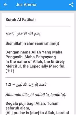 Play Juzz Amma Arab  Latin - Inggris Indonesia