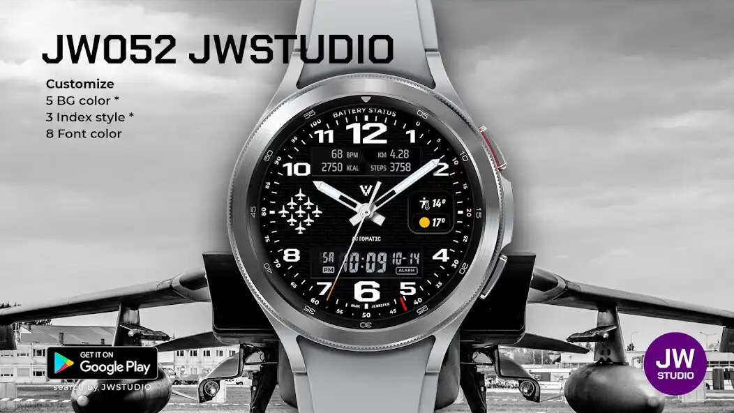 Play JW052 jwstudio watchface  and enjoy JW052 jwstudio watchface with UptoPlay