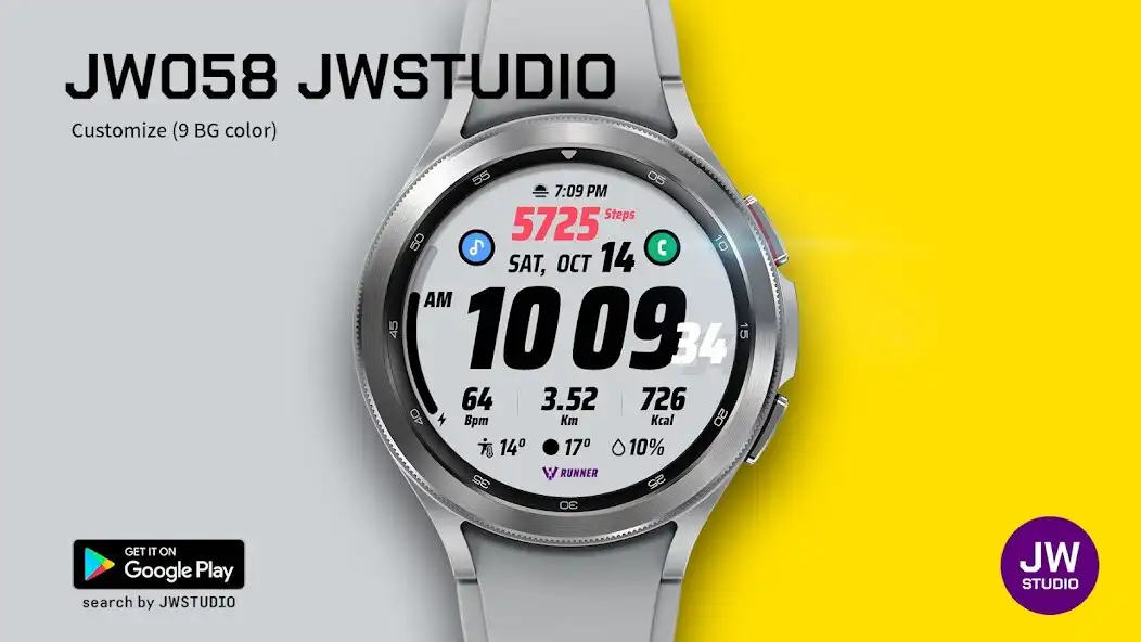 Play JW058 jwstudio watchface  and enjoy JW058 jwstudio watchface with UptoPlay