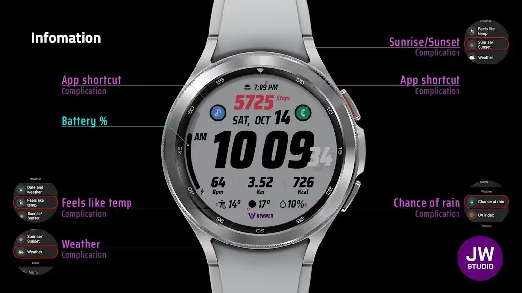 Play JW058 jwstudio watchface as an online game JW058 jwstudio watchface with UptoPlay