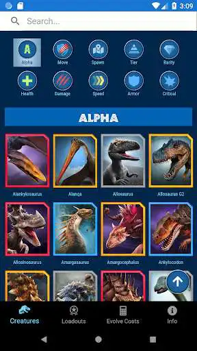 Play APK JWA Field Guide for Jurassic World Alive  and enjoy JWA Field Guide for Jurassic World Alive with UptoPlay ca.imatt.JWAFieldGuide