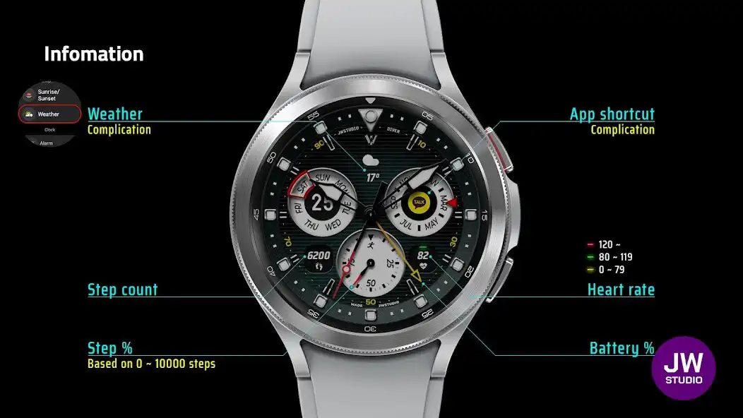 Play JWSTUDIO_A_005 watchface as an online game JWSTUDIO_A_005 watchface with UptoPlay