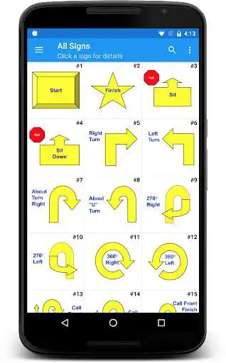 Play APK K9Rally - AKC Rally Signs at your fingertips!  and enjoy K9Rally - AKC Rally Signs at your fingertips! with UptoPlay school.woof.K9Rally.free