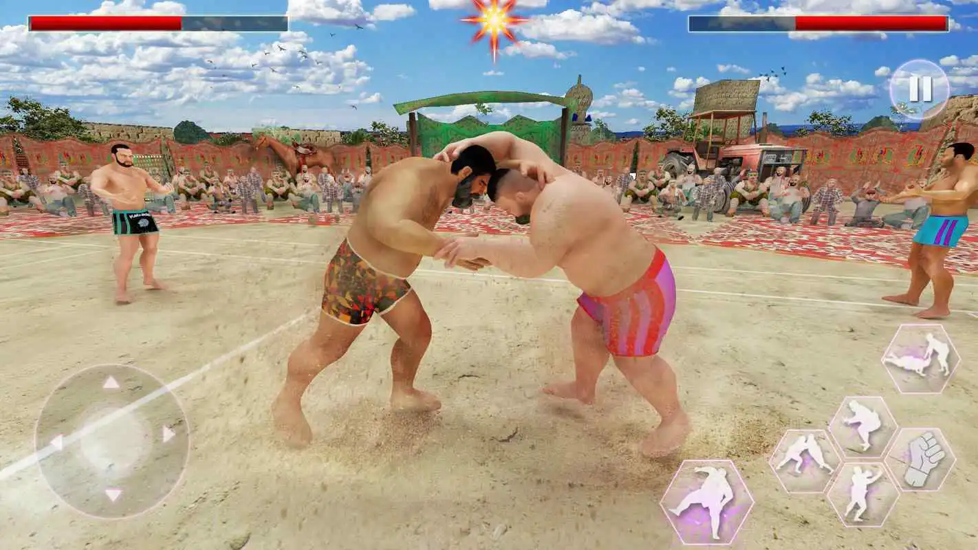Play Kabaddi WWE Fighting