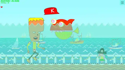 Play Kabezabolo Run as an online game Kabezabolo Run with UptoPlay