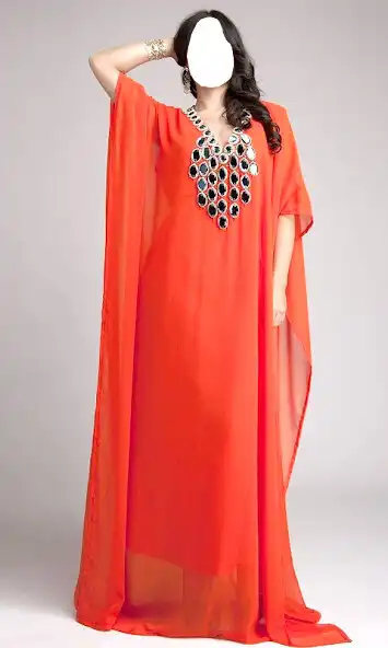Play Kaftan Dress Photo Editor as an online game Kaftan Dress Photo Editor with UptoPlay