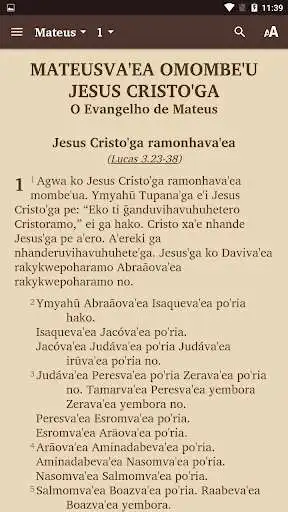 Play Kagwahiva (Tenharim) - Bible as an online game Kagwahiva (Tenharim) - Bible with UptoPlay
