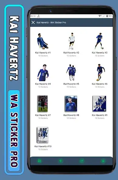 Play Kai Havertz - WA Sticker Pro  and enjoy Kai Havertz - WA Sticker Pro with UptoPlay