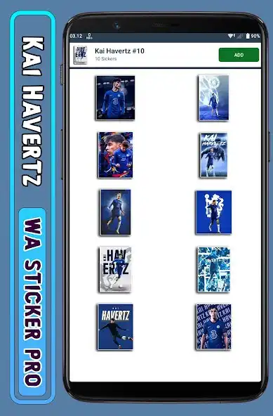 Play Kai Havertz - WA Sticker Pro as an online game Kai Havertz - WA Sticker Pro with UptoPlay