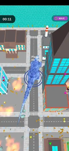 Play Kaiju Rampage IO as an online game Kaiju Rampage IO with UptoPlay