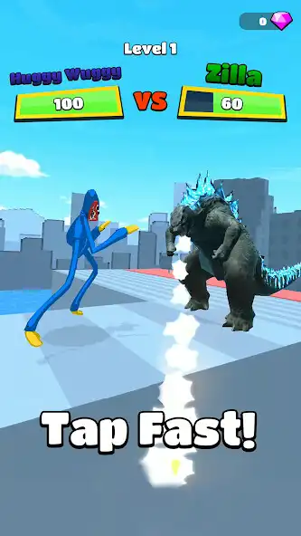 Play Kaiju Run - Dzilla Enemies  and enjoy Kaiju Run - Dzilla Enemies with UptoPlay