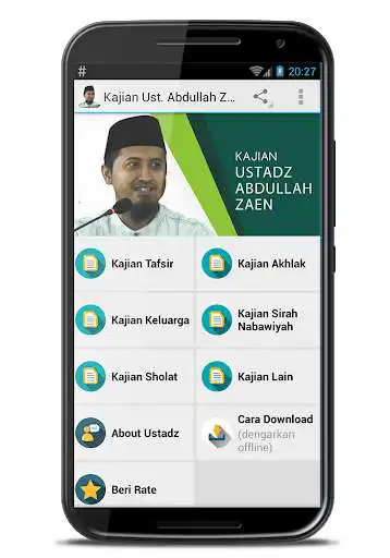 Play APK Kajian Ust. Abdullah Zaen  and enjoy Kajian Ust. Abdullah Zaen with UptoPlay com.kajianislam.abdullahzaen