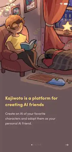 Play Kajiwoto AI Friend Companions  and enjoy Kajiwoto AI Friend Companions with UptoPlay