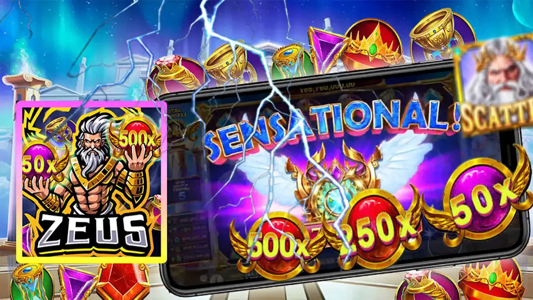 Play Kakek Zeus Gates Olympus War  and enjoy Kakek Zeus Gates Olympus War with UptoPlay