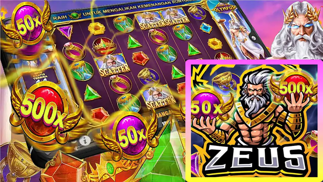 Play Kakek Zeus Gates Olympus War as an online game Kakek Zeus Gates Olympus War with UptoPlay