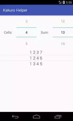 Play Kakuro Helper