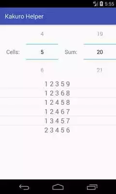 Play Kakuro Helper