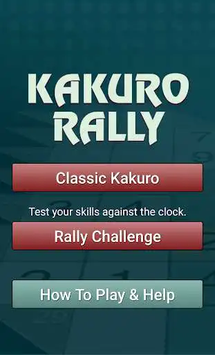 Play Kakuro Rally  and enjoy Kakuro Rally with UptoPlay
