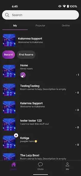 Play Kalamna - Group Voice Chat as an online game Kalamna - Group Voice Chat with UptoPlay