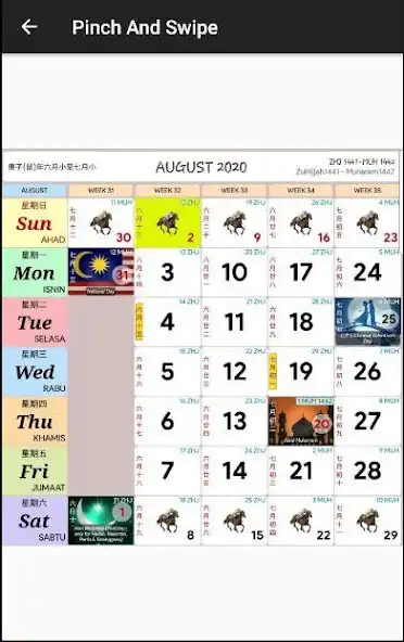 Play Kalendar Hijrah Malaysia as an online game Kalendar Hijrah Malaysia with UptoPlay