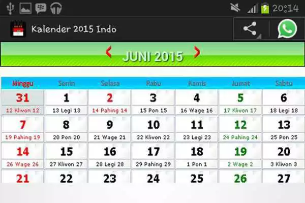 Play Kalender 2015 Indo