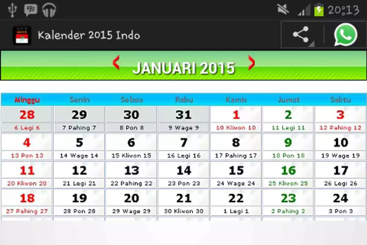 Play Kalender 2015 Indo