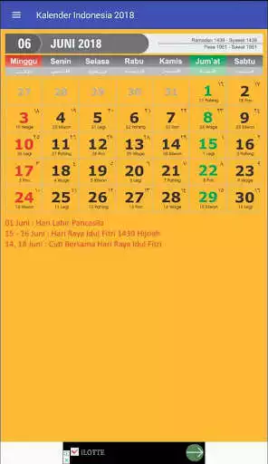 Play Kalender Indonesia 2018