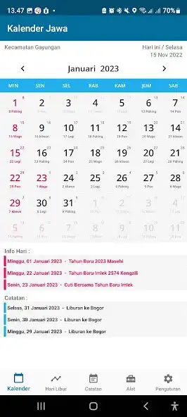 Play Kalender Jawa Kuno 2023  and enjoy Kalender Jawa Kuno 2023 with UptoPlay