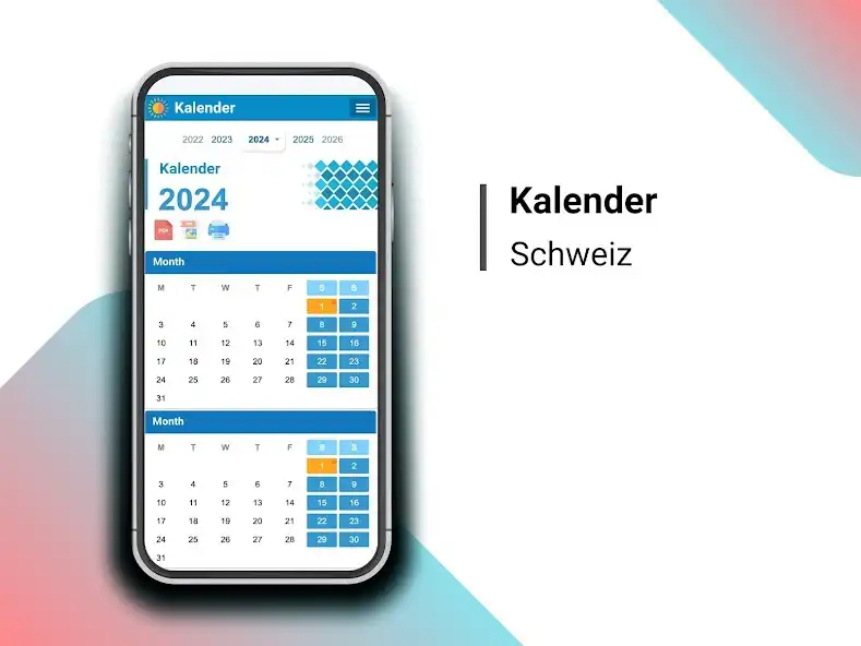 Play Kalender Schweiz  and enjoy Kalender Schweiz with UptoPlay