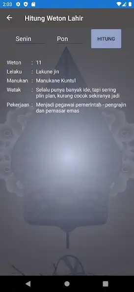 Play Kalender Weton  Jawa as an online game Kalender Weton  Jawa with UptoPlay