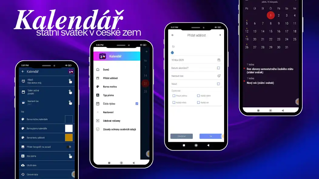Play Kalendář Český Statnimi Svátky  and enjoy Kalendář Český Statnimi Svátky with UptoPlay