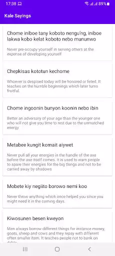 Play Kalenjin Proverbs  and enjoy Kalenjin Proverbs with UptoPlay